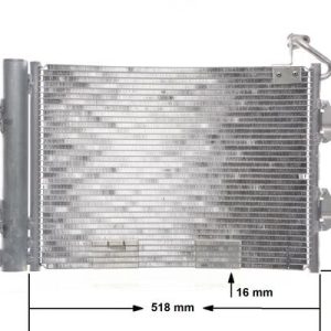 Condensator climatizare SKODA ROOMSTER (5J7) 1.9 TDI diesel 105 cai MAHLE ORIGINAL AC 359 000S