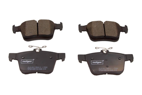 Placute frana SKODA KAROQ (NU7, ND7) 1.5 TSI 4x4 benzina 150 cai MAXGEAR 19-3012