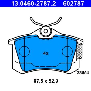 Placute frana SKODA SCALA (NW1) 1.0 TSI benzina 95 cai ATE 13.0460-2787.2