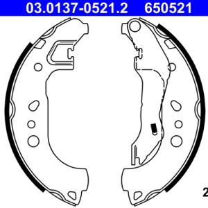 Set saboti frana SKODA ROOMSTER Praktik (5J) 1.4 TDI diesel 70 cai ATE 03.0137-0521.2