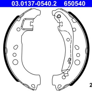 Set saboti frana SKODA SCALA (NW1) 1.0 TSI benzina 110 cai ATE 03.0137-0540.2