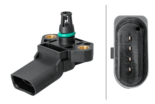 Senzor presiune supraalimentare SKODA RAPID Spaceback (NH1) 1.2 TSI benzina 105 cai HELLA 6PP 009 400-471