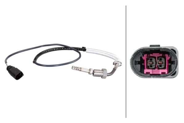 Senzor temperatura gaze evacuare SKODA ROOMSTER (5J7) 1.4 TDI diesel 80 cai HELLA 6PT 010 376-231