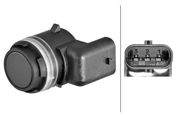 Sensor ajutor parcare SKODA RAPID Spaceback (NH1) 1.0 TSI benzina 110 cai HELLA 6PX 358 270-431