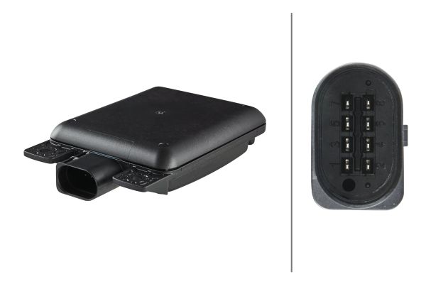 Unitate control identificare a unghiului mort SKODA KAROQ (NU7, ND7) 1.0 TSI benzina 115 cai HELLA 6PZ 011 719-271