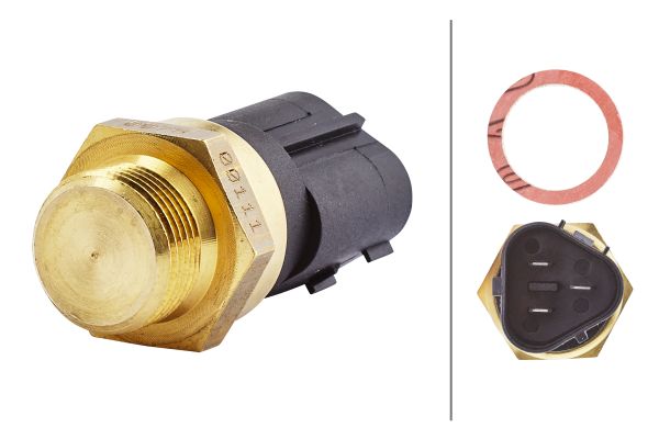 Comutator temperatura ventilator radiator SKODA ROOMSTER (5J7) 1.4 LPG Benzina/Autogaz (GPL) 86 cai HELLA 6ZT 007 800-111