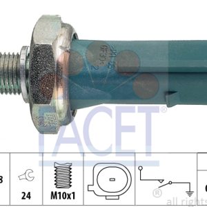 Senzor presiune ulei SKODA RAPID (NH3, NK3, NK6) 1.4 TSI benzina 122 cai FACET 7.0196
