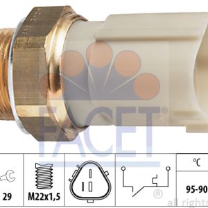Comutator temperatura ventilator radiator SKODA RAPID (NH3, NK3, NK6) 1.4 TSI benzina 125 cai FACET 7.5262