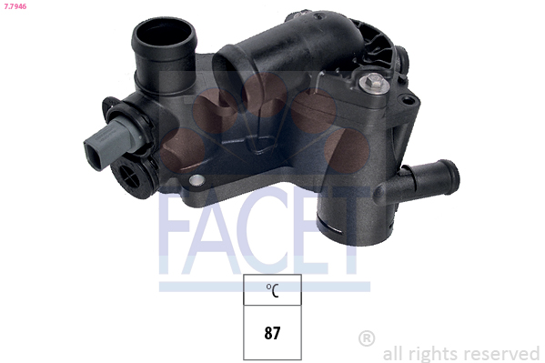 Termostat lichid racire SKODA ROOMSTER (5J7) 1.4 benzina 86 cai FACET 7.7946