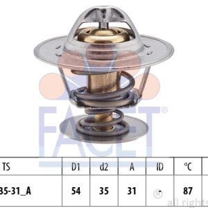Termostat lichid racire SKODA ROOMSTER Praktik (5J) 1.4 TDI diesel 70 cai FACET 7.8223S