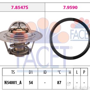 Termostat lichid racire SKODA YETI (5L) 2.0 TDI 4x4 diesel 140 cai FACET 7.8547