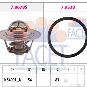 Termostat lichid racire SKODA ROOMSTER (5J7) 1.4 benzina 86 cai FACET 7.8678