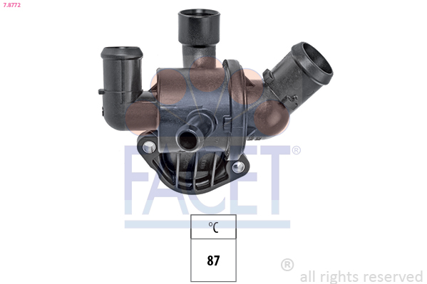 Termostat lichid racire SKODA YETI (5L) 2.0 TDI 4x4 diesel 110 cai FACET 7.8772
