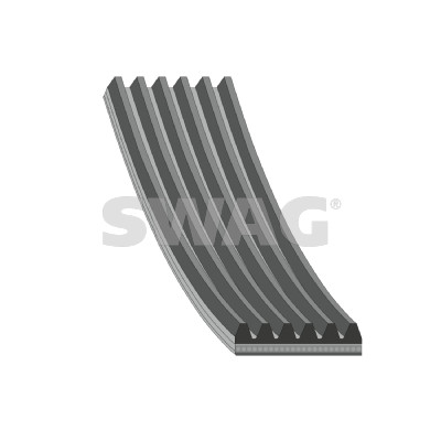 Curea transmisie cu caneluri SKODA RAPID (NH3, NK3, NK6) 1.6 TDI diesel 115 cai SWAG 70 93 9786