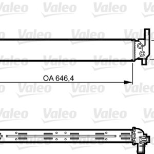 Radiator racire motor SKODA RAPID (NH3, NK3, NK6) 1.4 TSI benzina 125 cai VALEO 735310