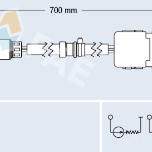 Sonda Lambda SKODA ROOMSTER Praktik (5J) 1.2 TSI benzina 86 cai FAE 75158
