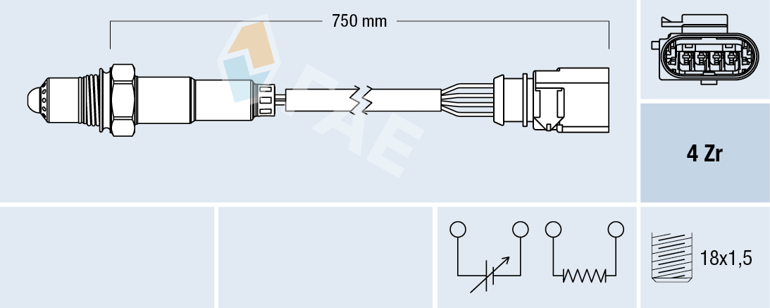 Sonda Lambda SKODA RAPID Spaceback (NH1) 1.6 benzina 105 cai FAE 77399