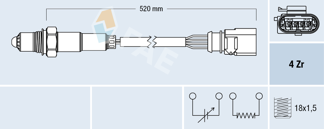 Sonda Lambda SKODA ROOMSTER (5J7) 1.4 benzina 86 cai FAE 77438