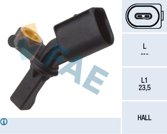 Senzor turatie roata SKODA RAPID (NH3, NK3, NK6) 1.2 TSI benzina 86 cai FAE 78010