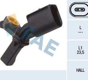 Senzor turatie roata SKODA RAPID Spaceback (NH1) 1.6 benzina 105 cai FAE 78010