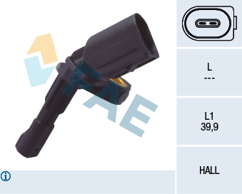 Senzor turatie roata SKODA YETI (5L) 1.6 benzina 110 cai FAE 78102