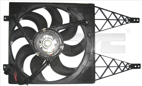 Ventilator radiator SKODA ROOMSTER Praktik (5J) 1.4 TDI diesel 70 cai TYC 837-0044