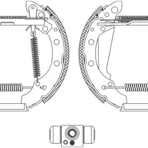 Set saboti frana SKODA ROOMSTER Praktik (5J) 1.4 TDI diesel 70 cai TEXTAR 84044703