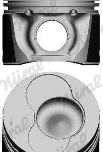 Piston SKODA ROOMSTER (5J7) 1.4 TDI diesel 80 cai NURAL 87-114900-80
