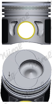Piston SKODA ROOMSTER (5J7) 1.9 TDI diesel 105 cai NURAL 87-114907-66