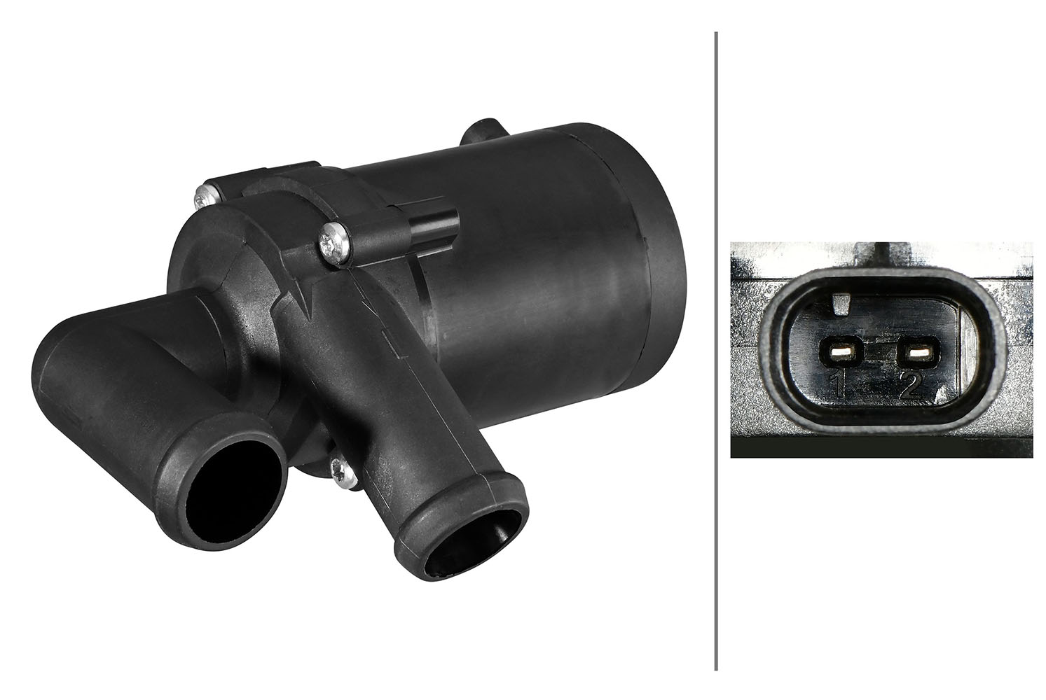 Pompa de apa suplimentara (circuitul apei de racire) SKODA YETI (5L) 2.0 TDI 4x4 diesel 110 cai HELLA 8TW 358 304-631