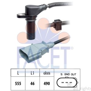 Senzor impulsuri arbore cotit SKODA ROOMSTER (5J7) 1.9 TDI diesel 101 cai FACET 9.0505