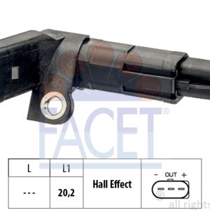 Senzor impulsuri arbore cotit SKODA RAPID (NH3, NK3, NK6) 1.2 benzina 75 cai FACET 9.0683