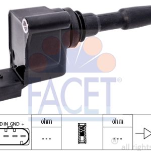 Bobina de inductie SKODA KAROQ (NU7, ND7) 1.5 TSI benzina 150 cai FACET 9.6535