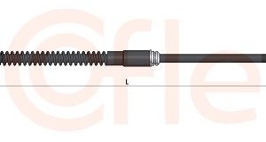 Furtun frana SKODA YETI (5L) 1.6 benzina 110 cai COFLE 92.BH.VK003