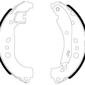 Set saboti frana SKODA SCALA (NW1) 1.6 TDI diesel 116 cai TEXTAR 91084200