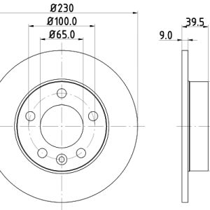 Disc frana SKODA KAMIQ (NW4) 1.5 TSI benzina 150 cai DON PCD10032