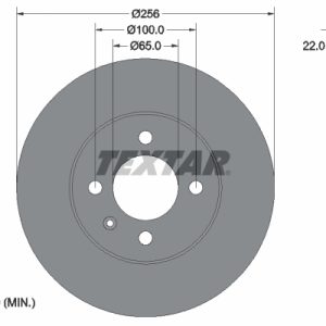 Disc frana SKODA E-CITIGO (NE1) e iV electric 83 cai TEXTAR 92287003