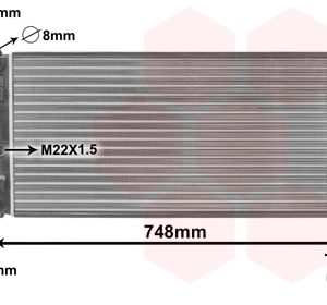 Radiator racire motor SKODA RAPID (NH3, NK3, NK6) 1.0 TSI benzina 110 cai VAN WEZEL 49002037