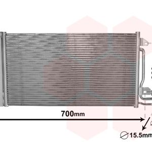 Condensator climatizare SKODA ROOMSTER Praktik (5J) 1.6 TDI diesel 90 cai VAN WEZEL 49005038