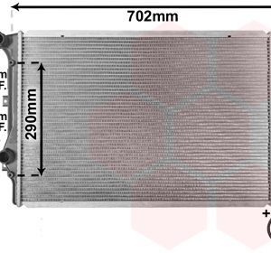 Radiator racire motor SKODA YETI (5L) 1.8 TSI 4x4 benzina 160 cai VAN WEZEL 58002207