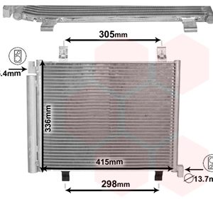 Condensator climatizare SKODA E-CITIGO (NE1) e iV electric 83 cai VAN WEZEL 58005327