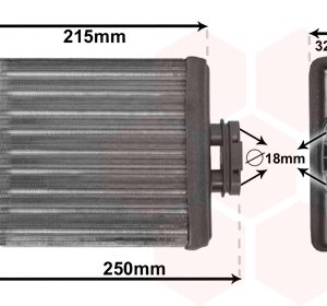 Schimbator caldura incalzire habitaclu SKODA RAPID (NH3, NK3, NK6) 1.2 benzina 75 cai VAN WEZEL 58006196