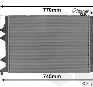 Radiator racire motor SKODA YETI (5L) 1.4 TSI 4x4 benzina 150 cai VAN WEZEL 58012714