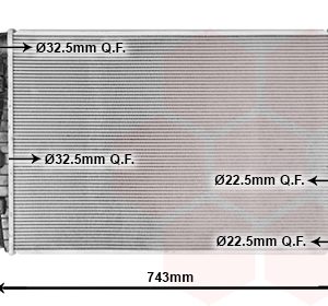 Radiator racire motor SKODA KAMIQ (NW4) 1.6 TDI diesel 95 cai VAN WEZEL 58012717