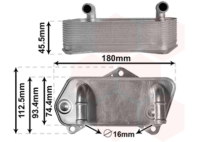 Radiator racire ulei cutie de viteze automata SKODA YETI (5L) 2.0 TDI 4x4 diesel 110 cai VAN WEZEL 58013701