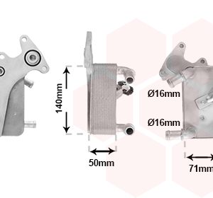 Radiator racire ulei cutie de viteze automata SKODA RAPID (NH3, NK3, NK6) 1.6 benzina 110 cai VAN WEZEL 58013732