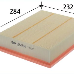 Filtru aer SKODA RAPID (NH3, NK3, NK6) 1.6 TDI diesel 115 cai VALEO 585584