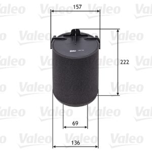 Filtru aer SKODA YETI (5L) 1.4 TSI benzina 122 cai VALEO 585742