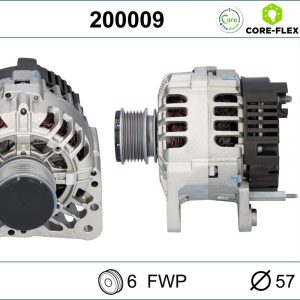 Alternator SKODA ROOMSTER (5J7) 1.9 TDI diesel 101 cai VALEO 200009