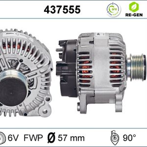 Alternator SKODA YETI (5L) 2.0 TDI 4x4 diesel 170 cai VALEO 437555